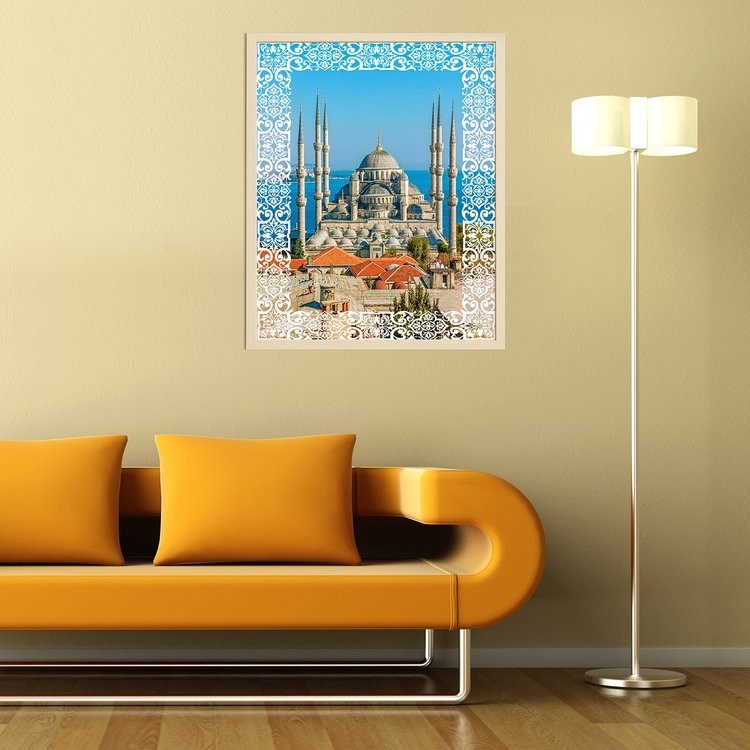 Картина по номерам «Голубая мечеть. Стамбул» — картинка 4