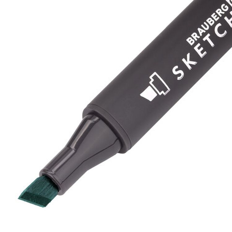 Маркер для скетчинга двусторонний 1 мм - 6 мм BRAUBERG ART CLASSIC, цвет: светло-зеленый мятный — картинка 3