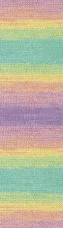 Пряжа ALIZE Cotton Gold Batik Design (3304), мультиколор, 5 шт. по 100 г — картинка 2