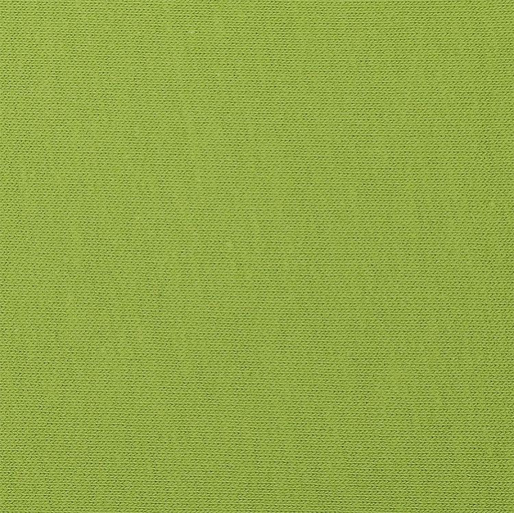 Ткань трикотаж Футер 2х нитка, петля, с лайкрой, 6 м, ширина 180 см, 240 г/м2, цвет: сочный лайм, TBY — картинка 3