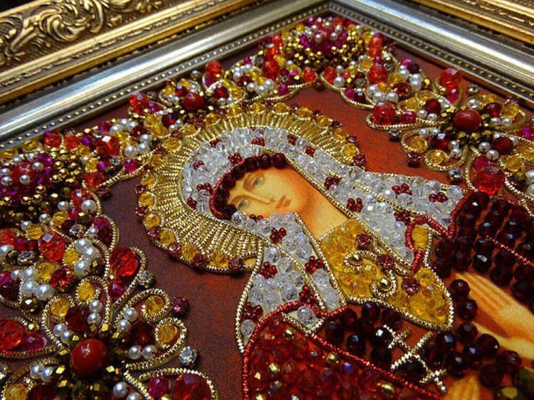 Набор вышивки хрустальными камнями «Святая Виктория» — картинка 7