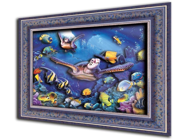 Объемная картина «Обитатели кораллового рифа» — картинка 3