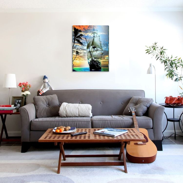 Картина по номерам «Парусник» — картинка 4