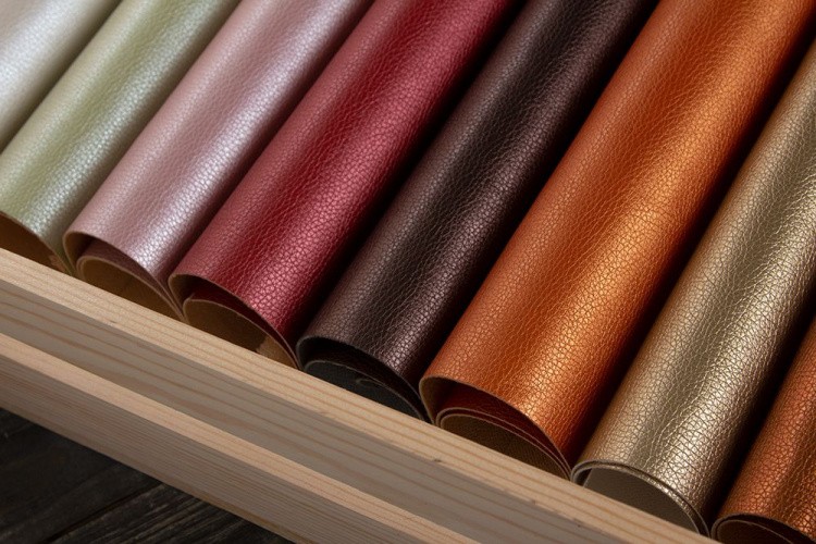 Кожа искусственная 400 г/м2, 50х32,5 см, цвет: темно-коричневый, Mr.Painter — картинка 2