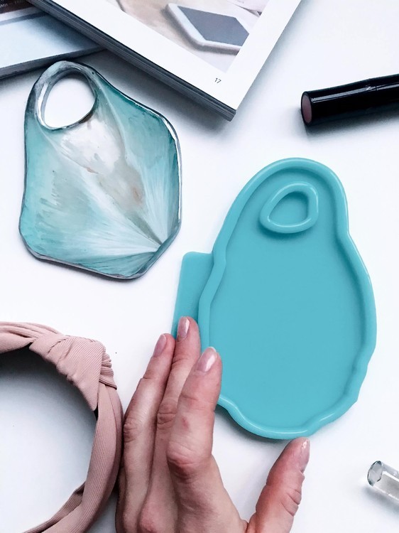 Модель №106, Силиконовый молд Палитра визажиста, 14,5x8 см, Craftsmen.store — картинка 2