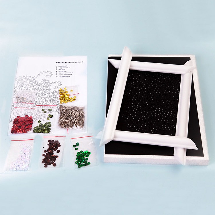 Мозаика из пайеток «Волшебный цветок» — картинка 2