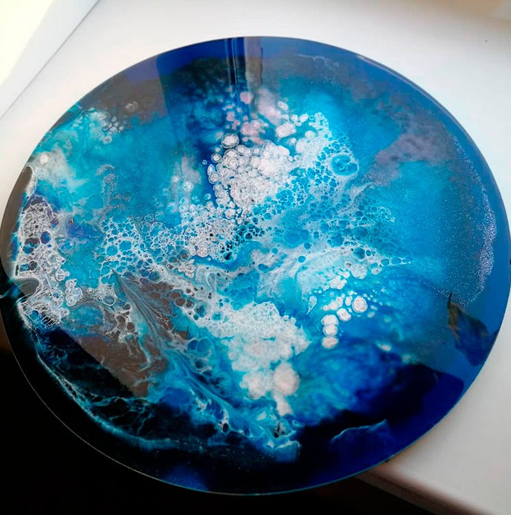 Всплывающее серебро (20 мл), ResinArt — картинка 3