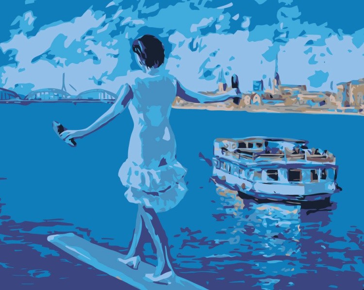 Картина по номерам «Навстречу морю»
