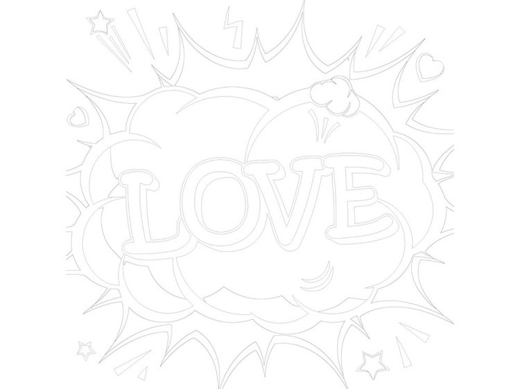 Картина по номерам «Love» — картинка 3