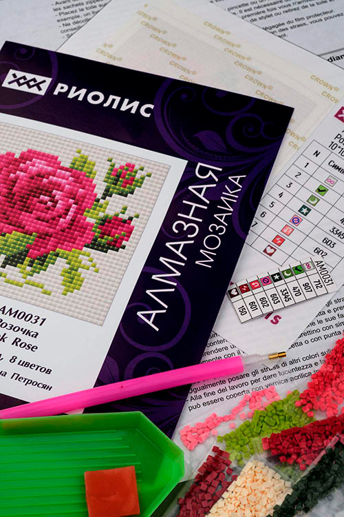 Алмазная вышивка «Розочка» — картинка 3