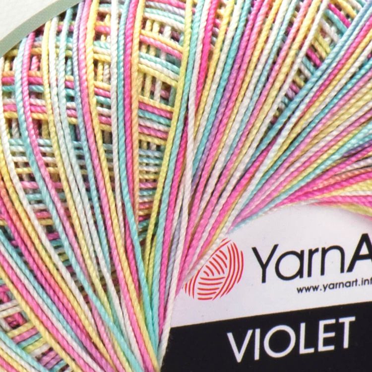 Пряжа YarnArt Violet Melange (502), мультиколор, 5 шт. по 50 г — картинка 2