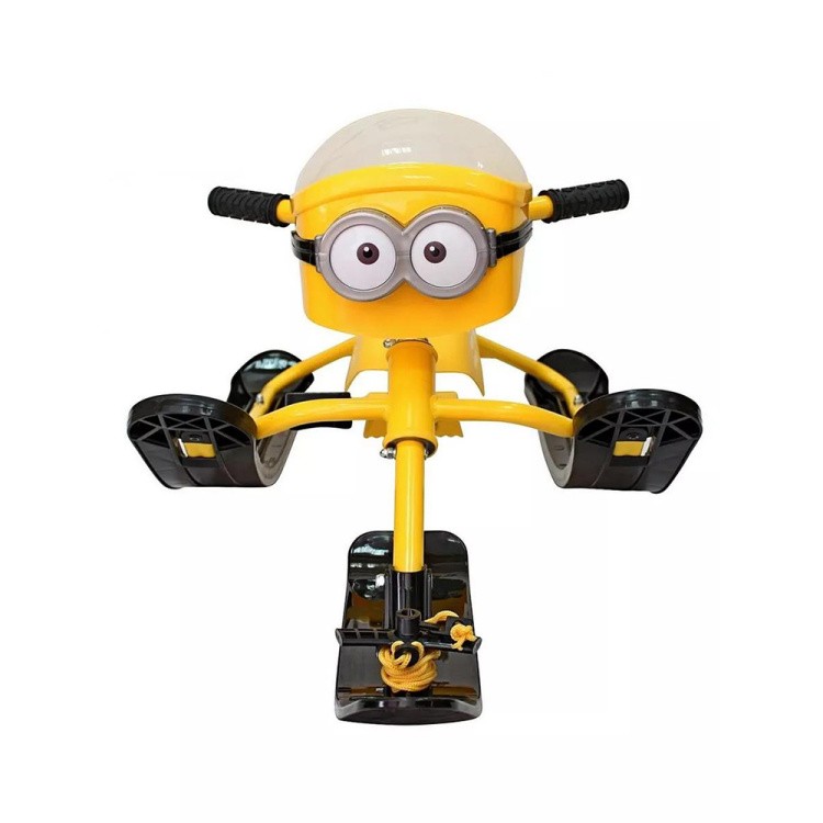 Снегокат детский Миньон жёлтый — картинка 6