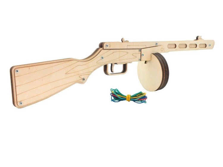 Конструктор из дерева «ППШ», Армия России — картинка 2