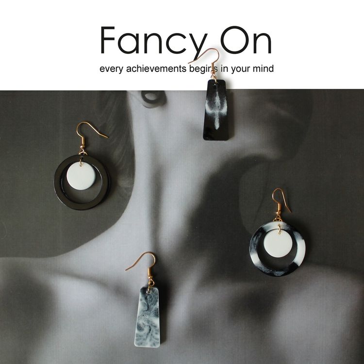 Набор для создания украшений из эпоксидной смолы «Серьги #2», FancyOn — картинка 3