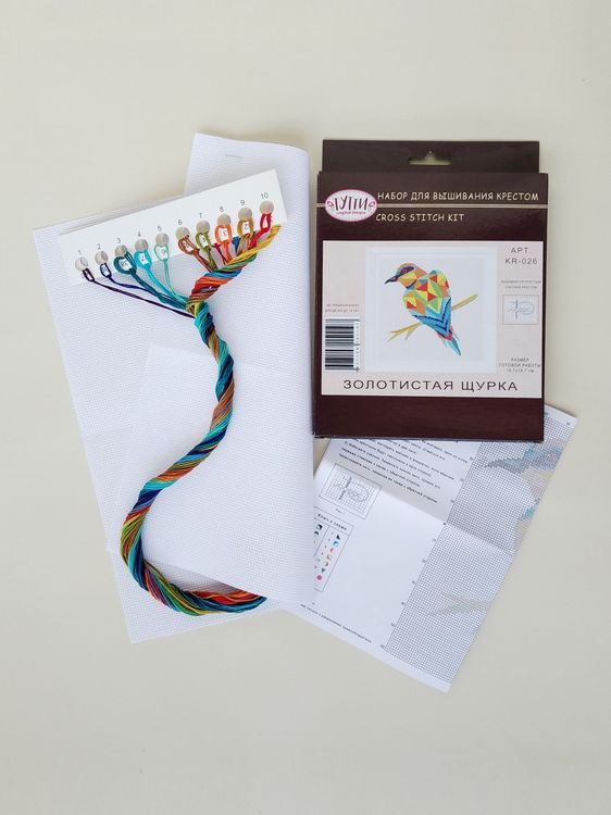 Набор для вышивания «Золотистая щурка» — картинка 3