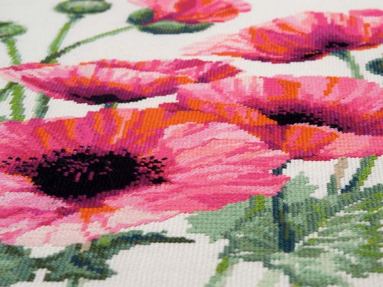 Набор для вышивания «Розовые маки» — картинка 3