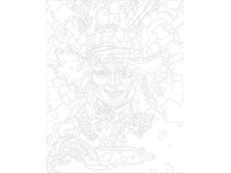 Картина по номерам «Безумный Шляпник» — картинка 3