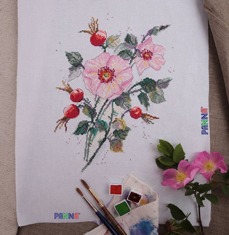 Набор для вышивания «Майский шиповник» — картинка 2