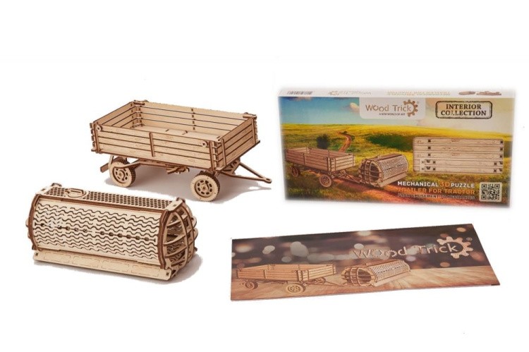 Конструктор из дерева «Прицепы для трактора», Wood Trick — картинка 7