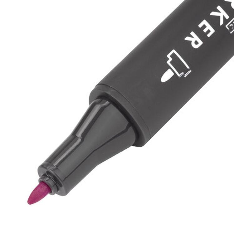 Маркер для скетчинга двусторонний 1 мм - 6 мм BRAUBERG ART CLASSIC, цвет: пастельный розовый — картинка 4