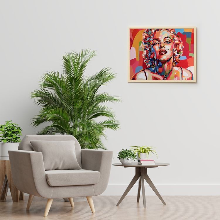 Картина по номерам «Поп-арт. Мерилин Монро» — картинка 4