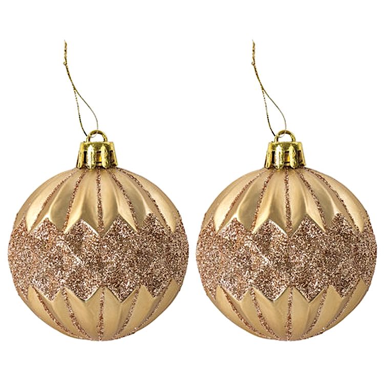 Набор украшений для ели, 39 предметов, золотистый цвет — картинка 13