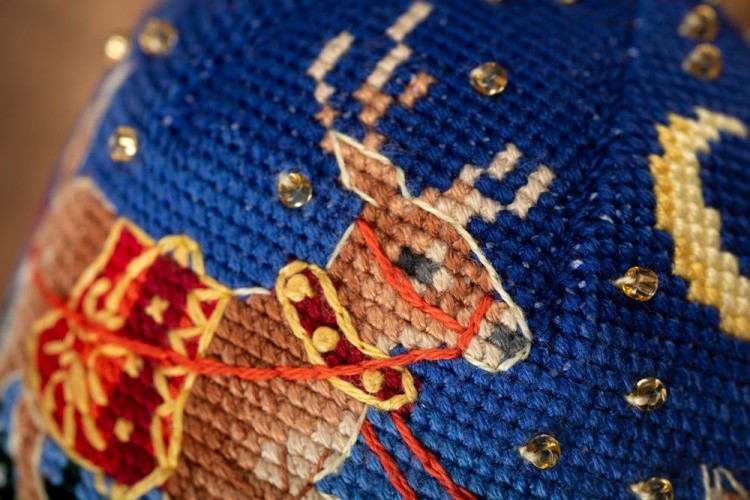 Набор для вышивания «Новогодняя игрушка. Волшебная ночь» — картинка 6