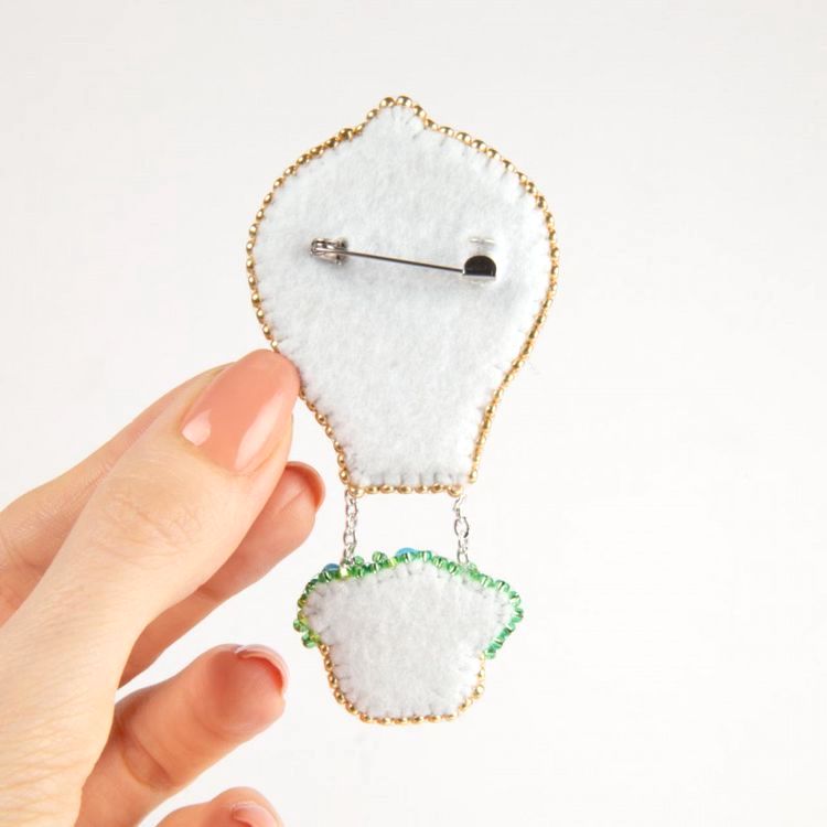 Набор для изготовления броши «Воздушный шар» — картинка 3