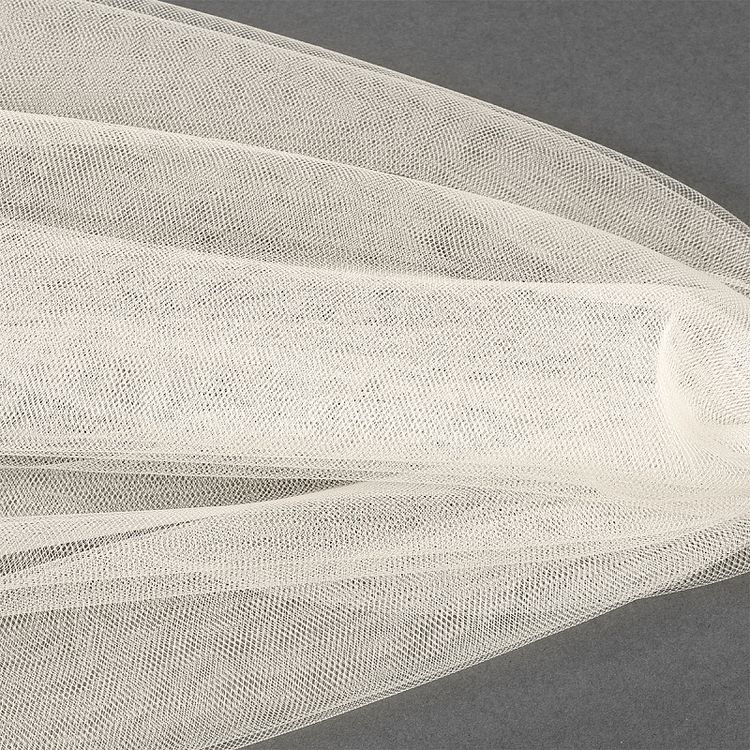 Еврофатин мягкий матовый Hayal Tulle, 5 м, ширина 300 см, цвет: молочный, Hayal — картинка 2