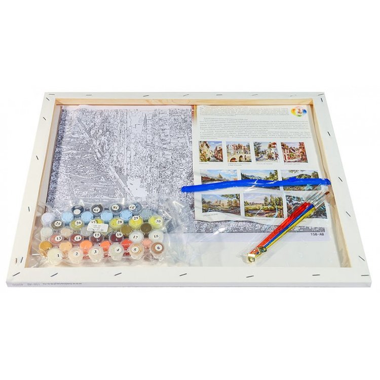 Картина по номерам «Утро на Мойке» — картинка 3