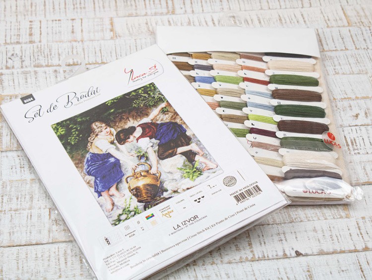 Набор для вышивания «У Фонтана» — картинка 6