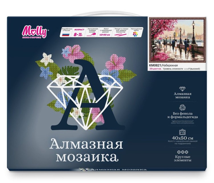 Алмазная вышивка «Набережная» — картинка 2