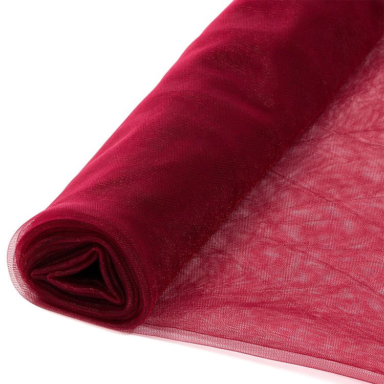 Еврофатин мягкий матовый Hayal Tulle, 5 м, ширина 300 см, 100% полиэстер цвет: вишневый, Hayal — картинка 3