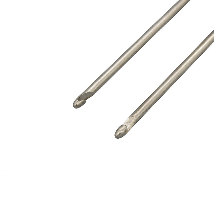Крючок для тунисского вязания с фиксаторами, металл, 2,8 мм, 60 см, Арти — картинка 4