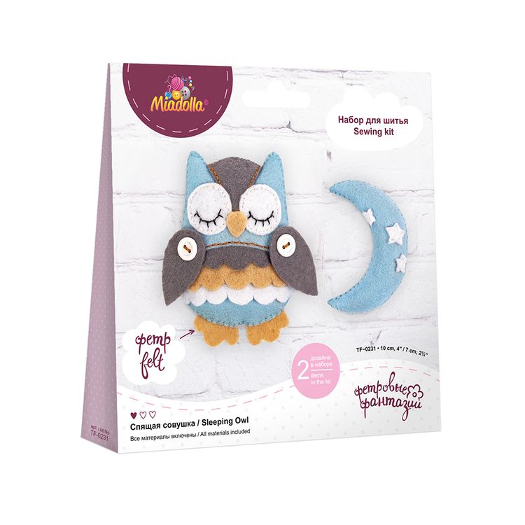 Набор для шитья «Спящая совушка» — картинка 3