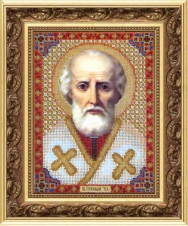 Набор для вышивки бисером «Икона святителя Николая Чудотворца»