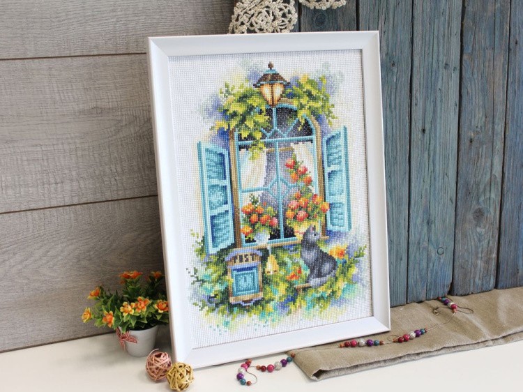 Алмазная вышивка «Ожидание новостей» — картинка 2