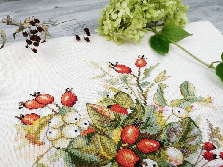 Набор для вышивания «Осенние ягоды» — картинка 4