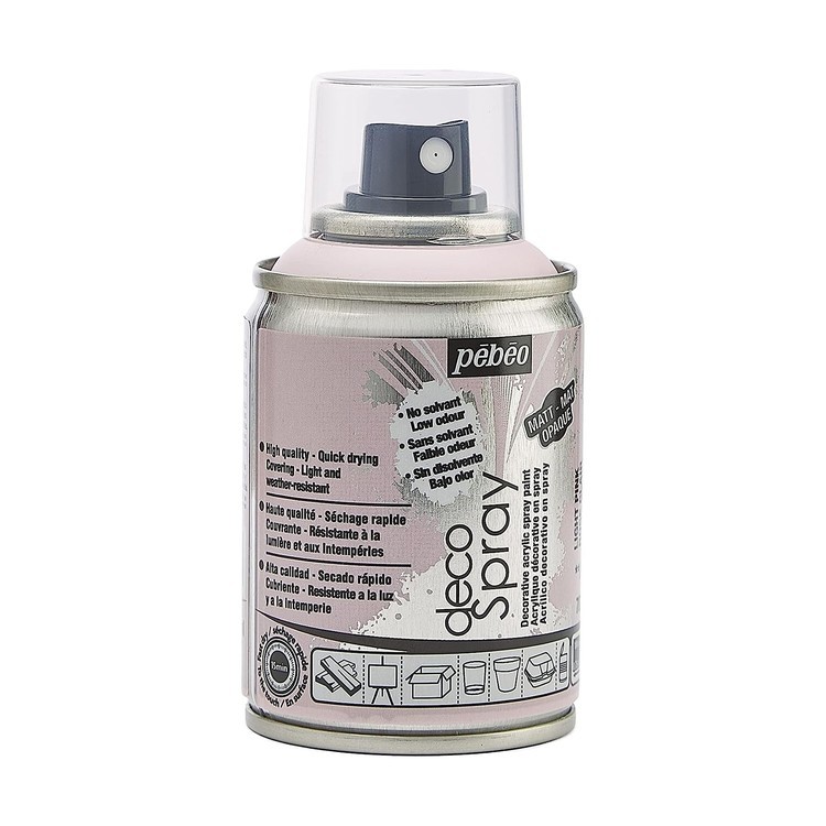 Краска на водной основе decoSpray, 093707 Светло-розовый — картинка 4