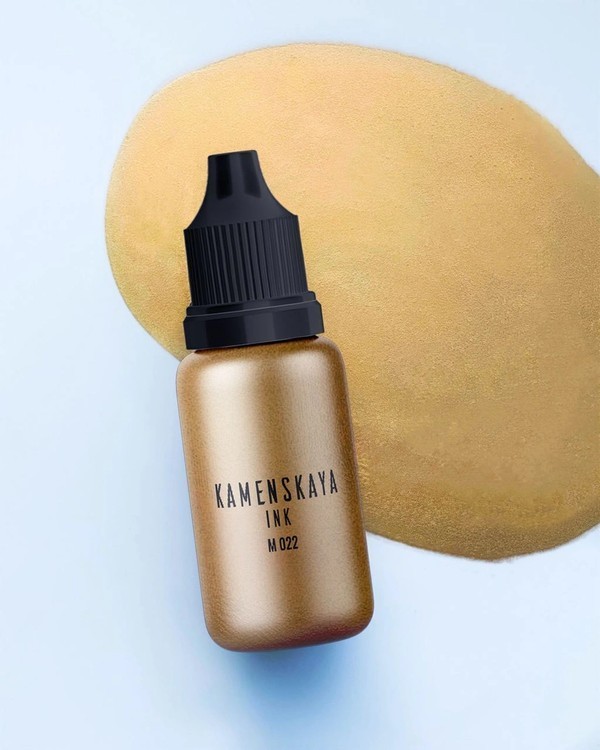 Алкогольные чернила бронза 15 мл, Kamenskaya Ink — картинка 2