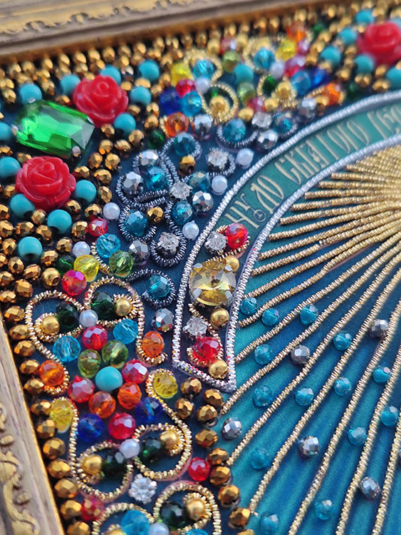 Набор вышивки хрустальными камнями «Святой Георгий Победоносец» (мал.) — картинка 10