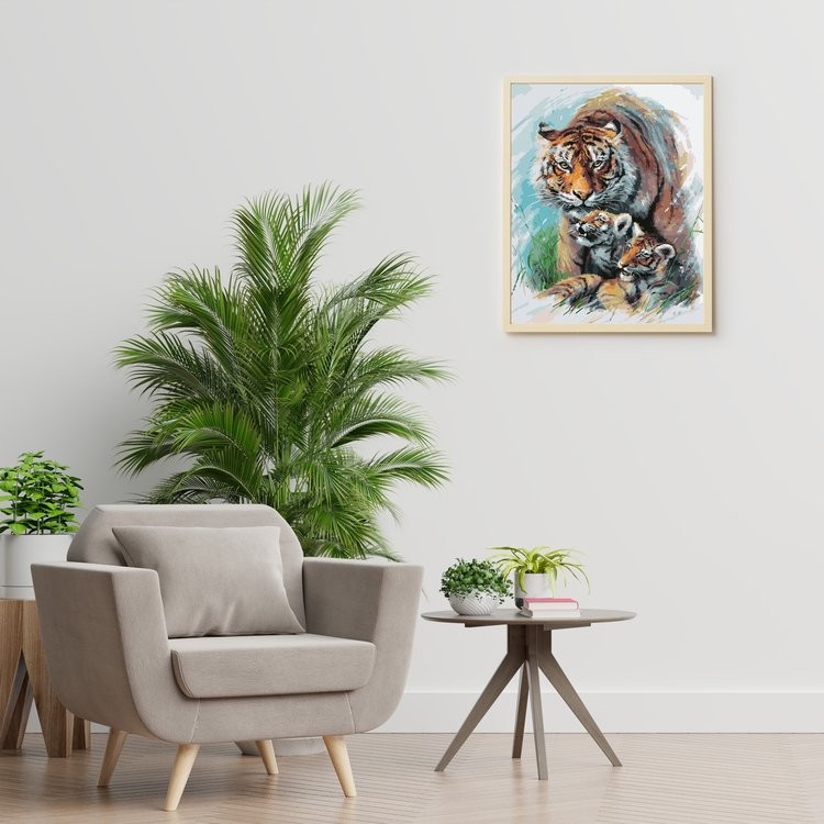 Картина по номерам «Надежная защита» — картинка 3