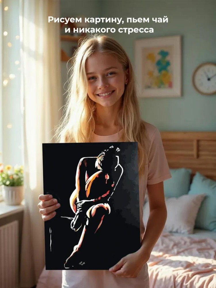 Картина по номерам «Силуэт» — картинка 6