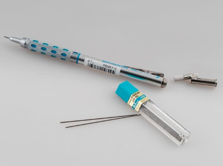 Карандаш автоматический профессиональный GRAPHGEAR 1000 0,7 мм, НВ, Pentel — картинка 8
