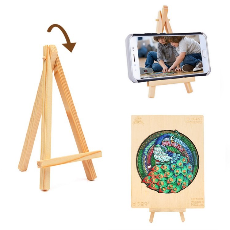 Деревянные пазлы «Элегантный Павлин S», Woodbests — картинка 7