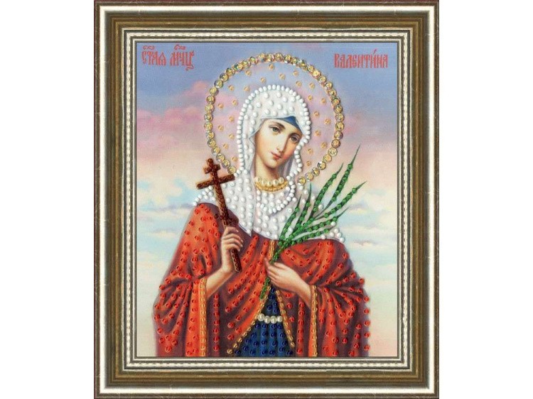 Набор вышивки бисером «Икона Святой Мученицы Валентины» — картинка 2