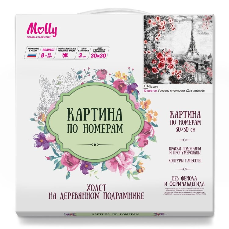Картина по номерам «Париж» — картинка 2