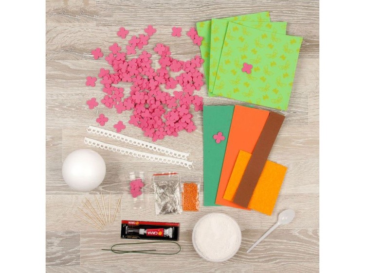 Набор для создания топиария «Сирень» — картинка 3