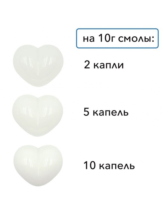 Прозрачный тонер для эпоксидной смолы Белый мрамор, 10 мл — картинка 2