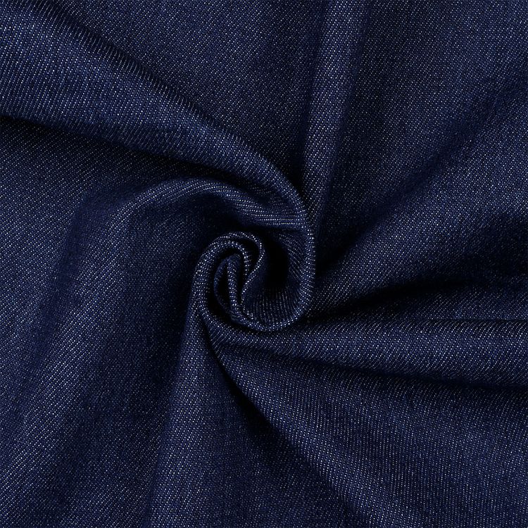 Ткань Джинс, 5 м x 150 см, 315 г/м², цвет: темно-синий, TBY